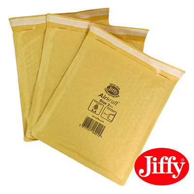 Jiffy Size JL2 (E) Envelopes - 205x245mm